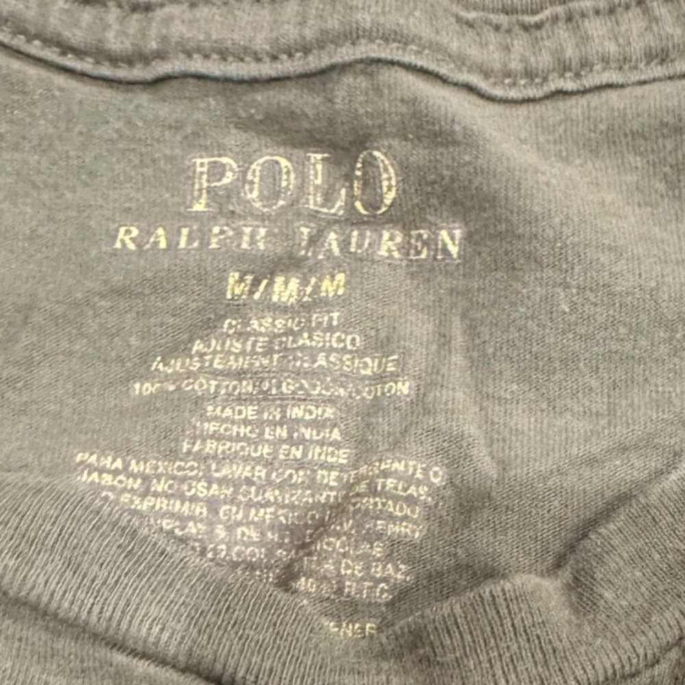 EUC! Mens Polo Ralph Lauren Red and Green T-Shirts Sz M - Picture 4 of 4